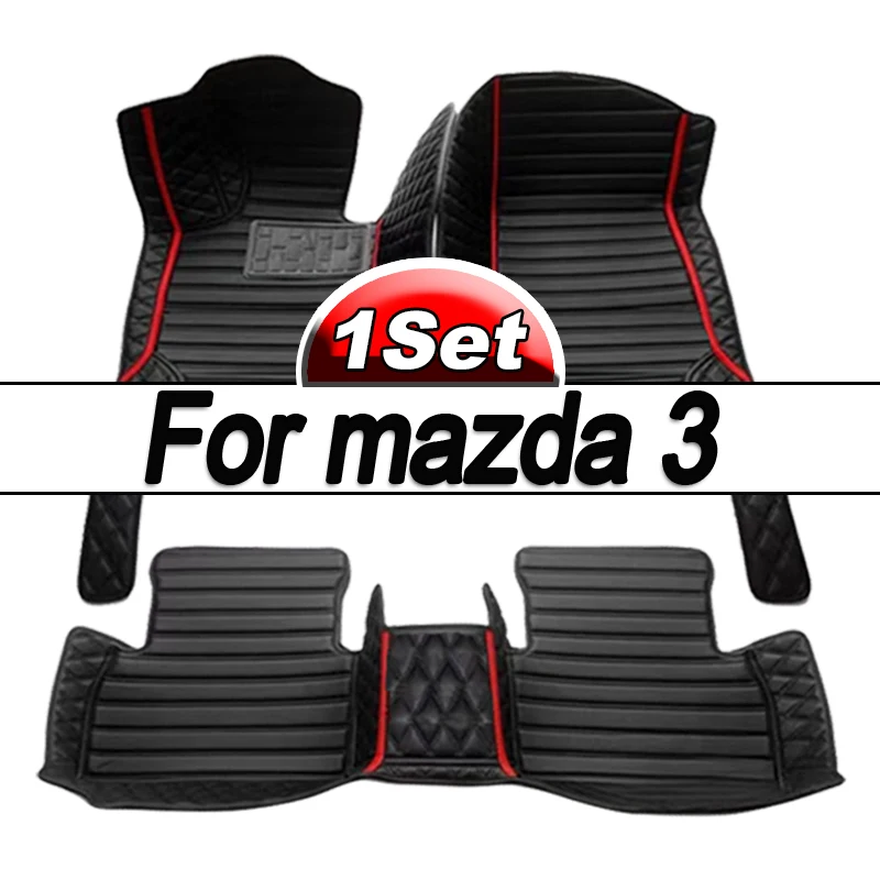 

Car floor mats for mazda 3 2010 2011 2012 2013 Custom Auto Foot Pads Automobile Carpet Cover Interior Accessories