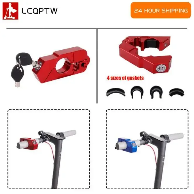 

For Xiaomi M365 Pro Lidar Com Aperto Bloqueio Alavanca Trava Da Motocicleta Segurança Guiador Travamento Scooter Bike Antifurto