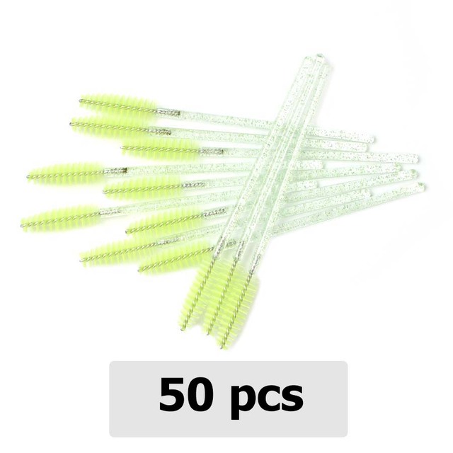 Crystal Eyelashes Brush Comb 25/50Pcs Eye Lashes Extension Mascara Wands Makeup Professional Makeup Beauty Tool