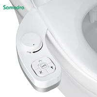 SAMODRA Non-Electric Bidet - Self Cleaning Dual Nozzle (Frontal and Rear Wash) Water Bidet Toilet Seat Attachment 1