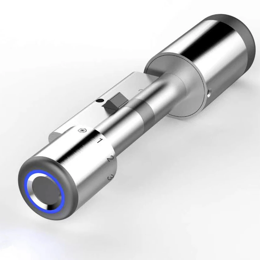 

WiFi APP Access Fingerprint Smart Door Lock Cylinder Remote Digital Lock