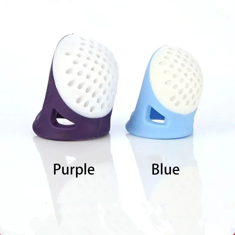 Multifunctional Silicone Thimbles Hollowed Out Breathable Protective Finger Sleeve DIY Crafts Sewing Accessories sewing accessories