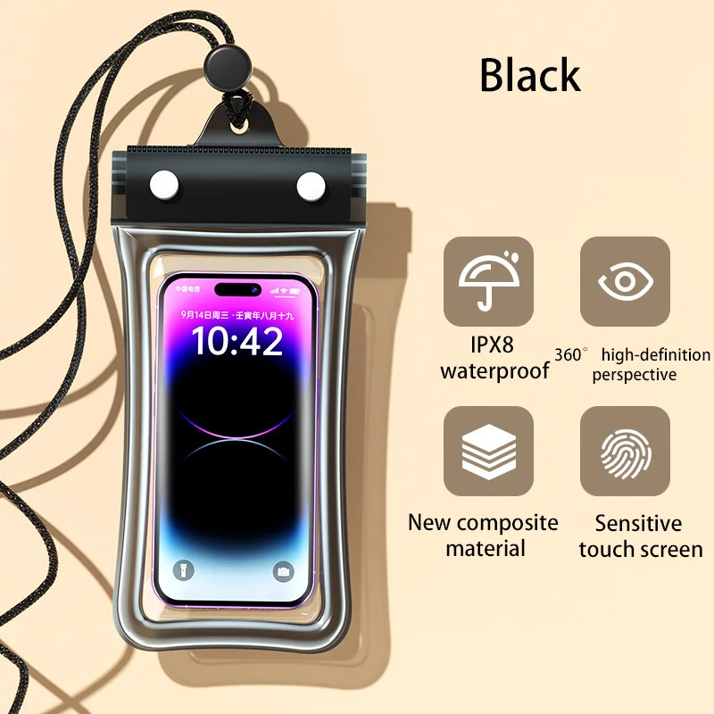 Waterproof Floating Airbag Swim and Dive Phone Case