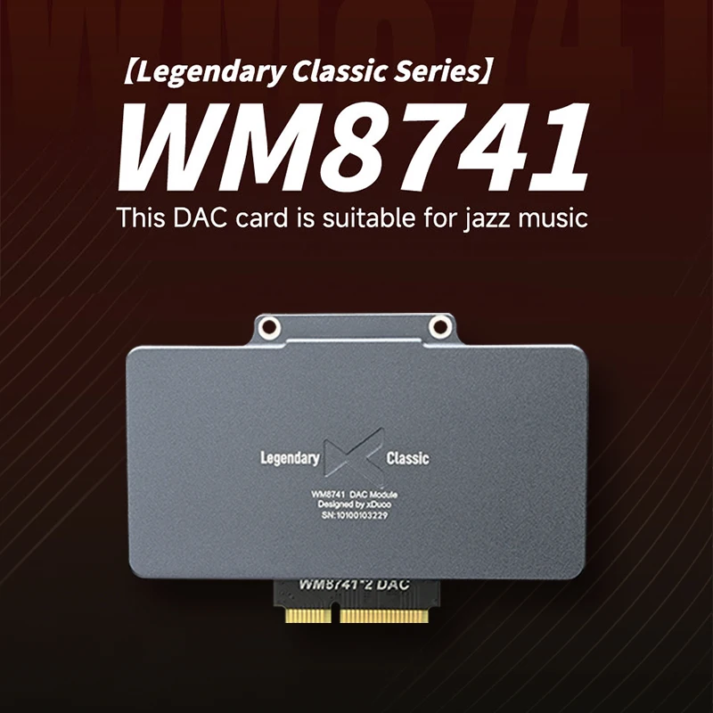 XDUOO WM8741 XD-05 pro 헤드폰 앰프 오디오 업그레이드 구성 요소용 디지털-아날로그 변환기 카드