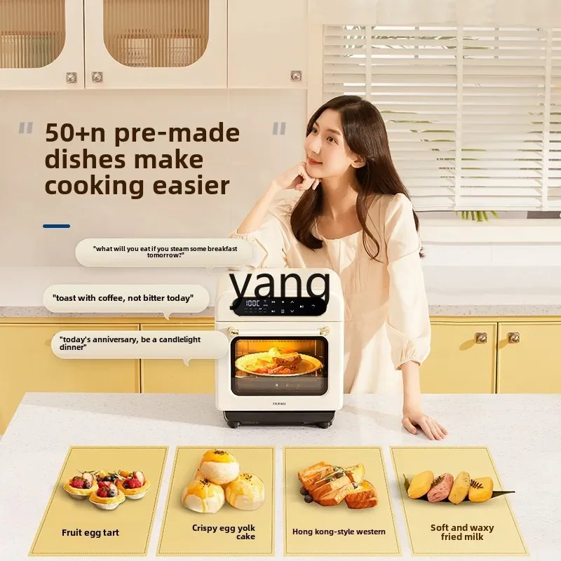CX electric oven steaming and baking machine household desktop small steam oven air fryer 3