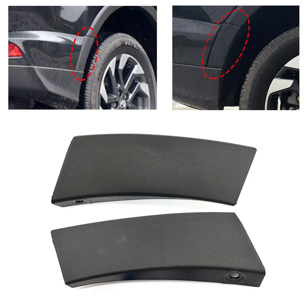 

2pcs Rear Left Right Bumper Side Extension Trim Molding For Toyota For Rav4 2016-2018 Plastic Bumper Side Protect Car Accessorie