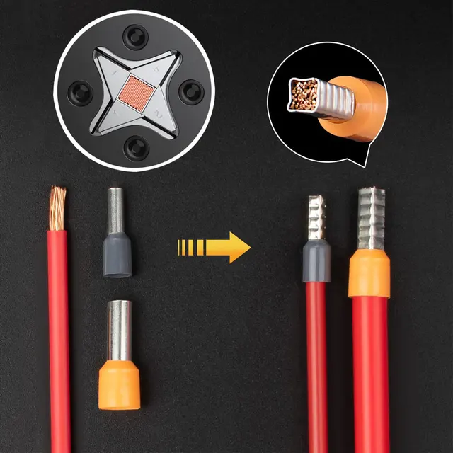 Crimping Pliers Kit Tubular Terminal 2