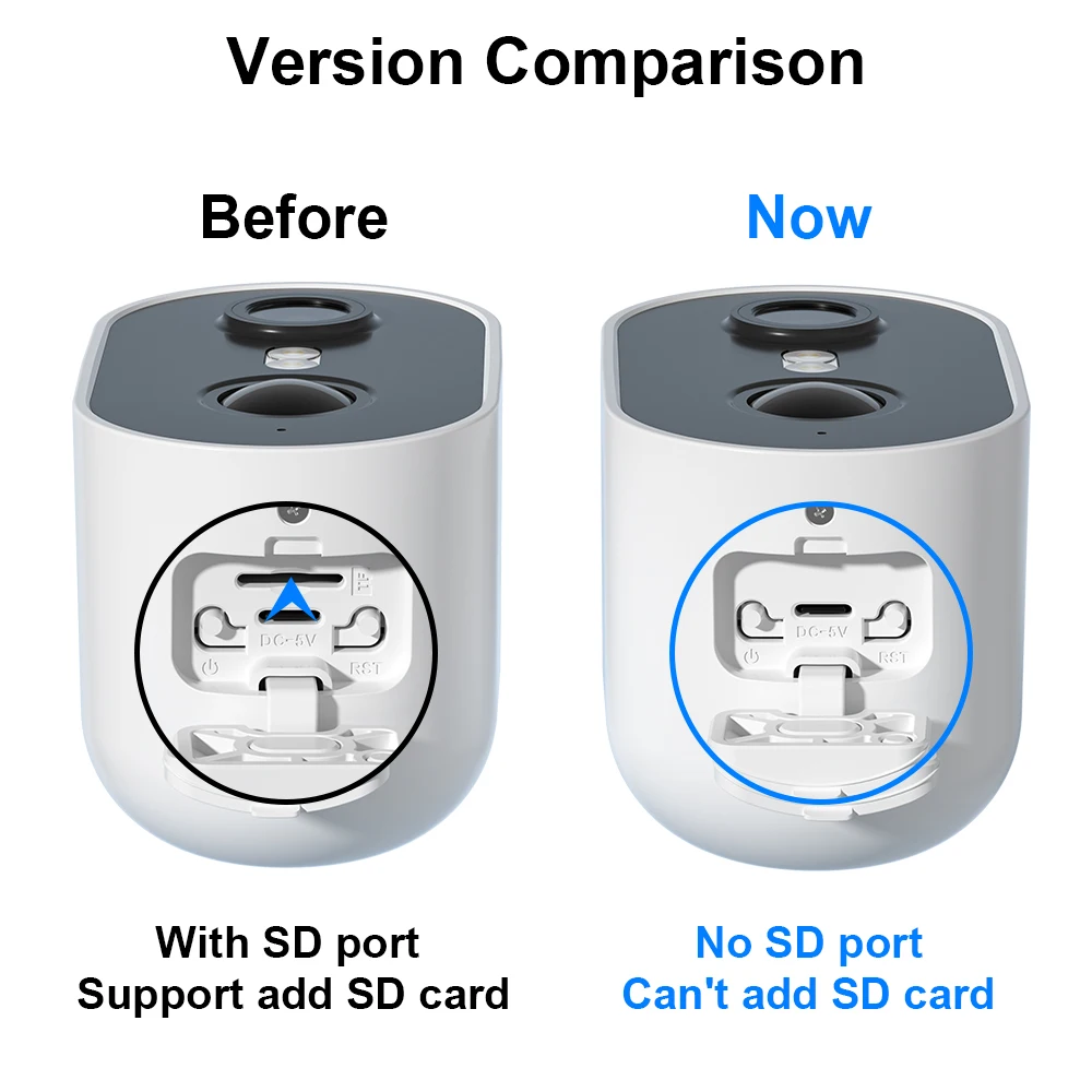 Caméra de sécurité sans fil, batterie, WiFi 2.4G, PIR ,IP65, fonctionne avec l'application – Image 3