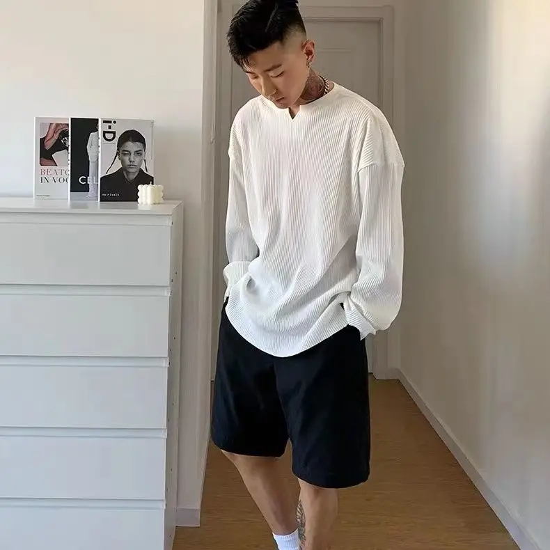 Men’s V-Neck Henley Shirt 2