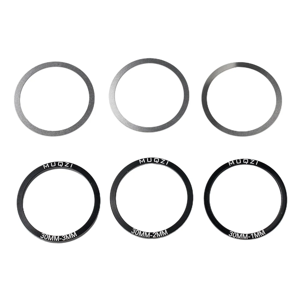 6 stücke Fahrrad Ersatzteile Tretlager Unterlegscheiben Kurbelgarnitur Unterlegscheibe 24/29/30mm Für BB86/91/92/PF30/BB30 Aluminium Legierung Spacer – Detail 16