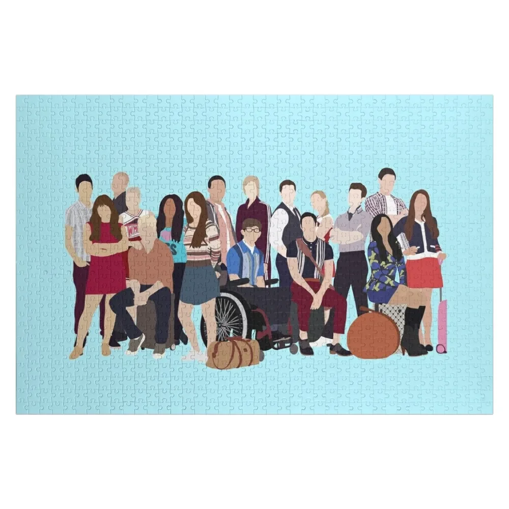 

Glee characters (without sign) Jigsaw Puzzle Woods For Adults Customized Kids Gift Jigsaw For Kids Personalized Puzzle