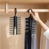 Adjustable Tie Organizer Independent Storage High Capacity Deformable Drying Rack Tie Organizer Vertical Seamless One Thing 5