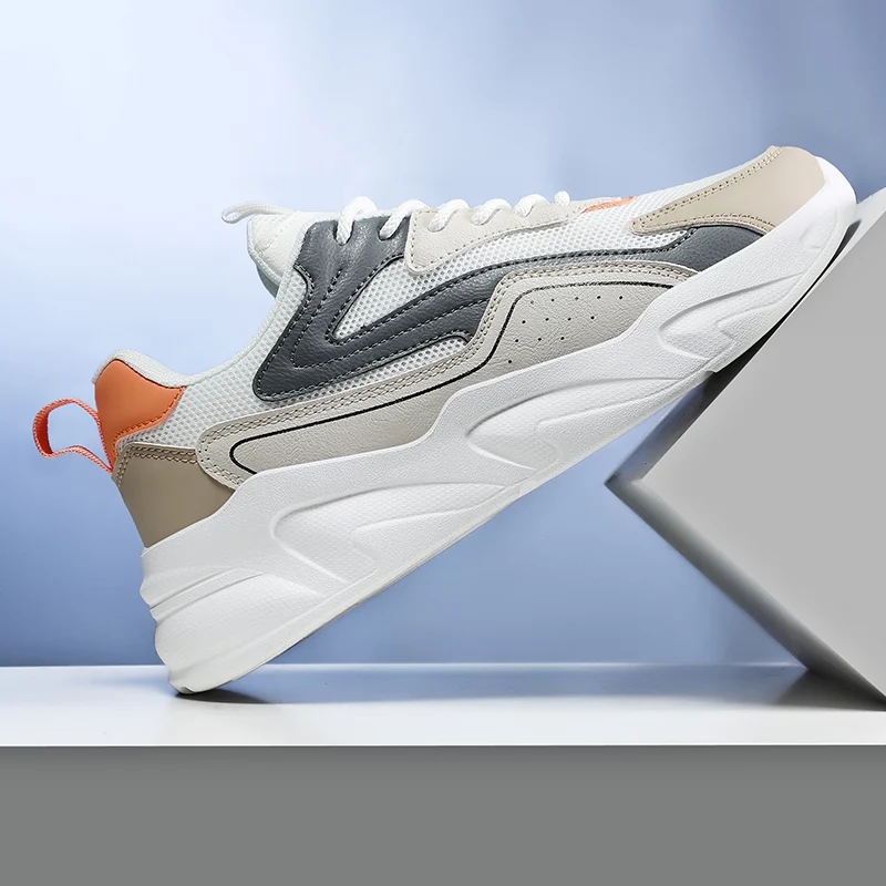 

Plus Size 39-48 Sneakers Breathable Casual Shoes Comfortable Outdoor Running Shoes Fashion Trendy Men's Shoes Non-slip