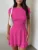 Fashion Folds Ruffled Mini Dress For Women Summer New Solid Color Short Sleeves Female Clubs Party Sexy Slim Fit Dress