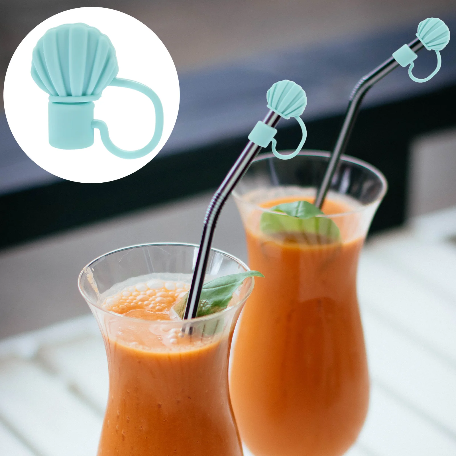 8pcs Silicone Covers Kawaii Dust Plugs Drinking Tips Protector Caps Safe Anti Deform Easy Use Party Baby Shower