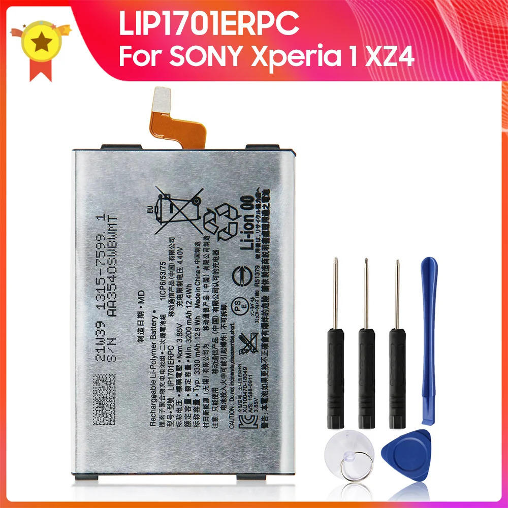 

Сменный аккумулятор LIP1701ERPC для Sony Xperia 1 XZ4 J8110 J8170 J9110 J9150, новый аккумулятор 3200 мАч + Инструменты