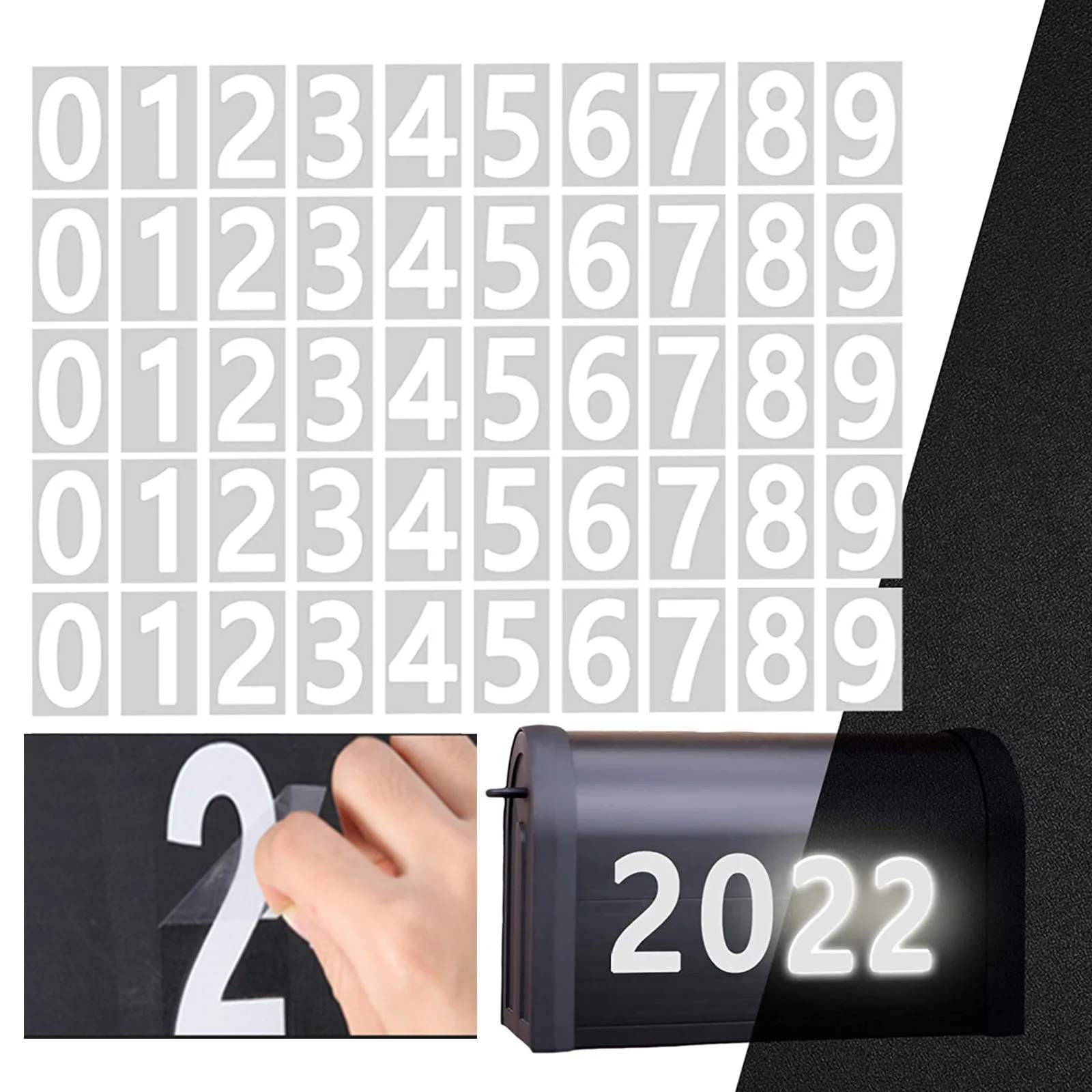 5cm / 2 Inch Self Adhesive Vinyl Sticker Letters and Numbers (50mm) - 25  Colours