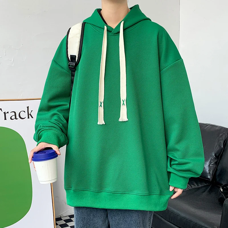 Y2k Men's Hooded Shirt Spring Autumn Fashion Street Sweatsuit Casual Harajuku Couple Long Sleeve Top Oversize Men's Clothing