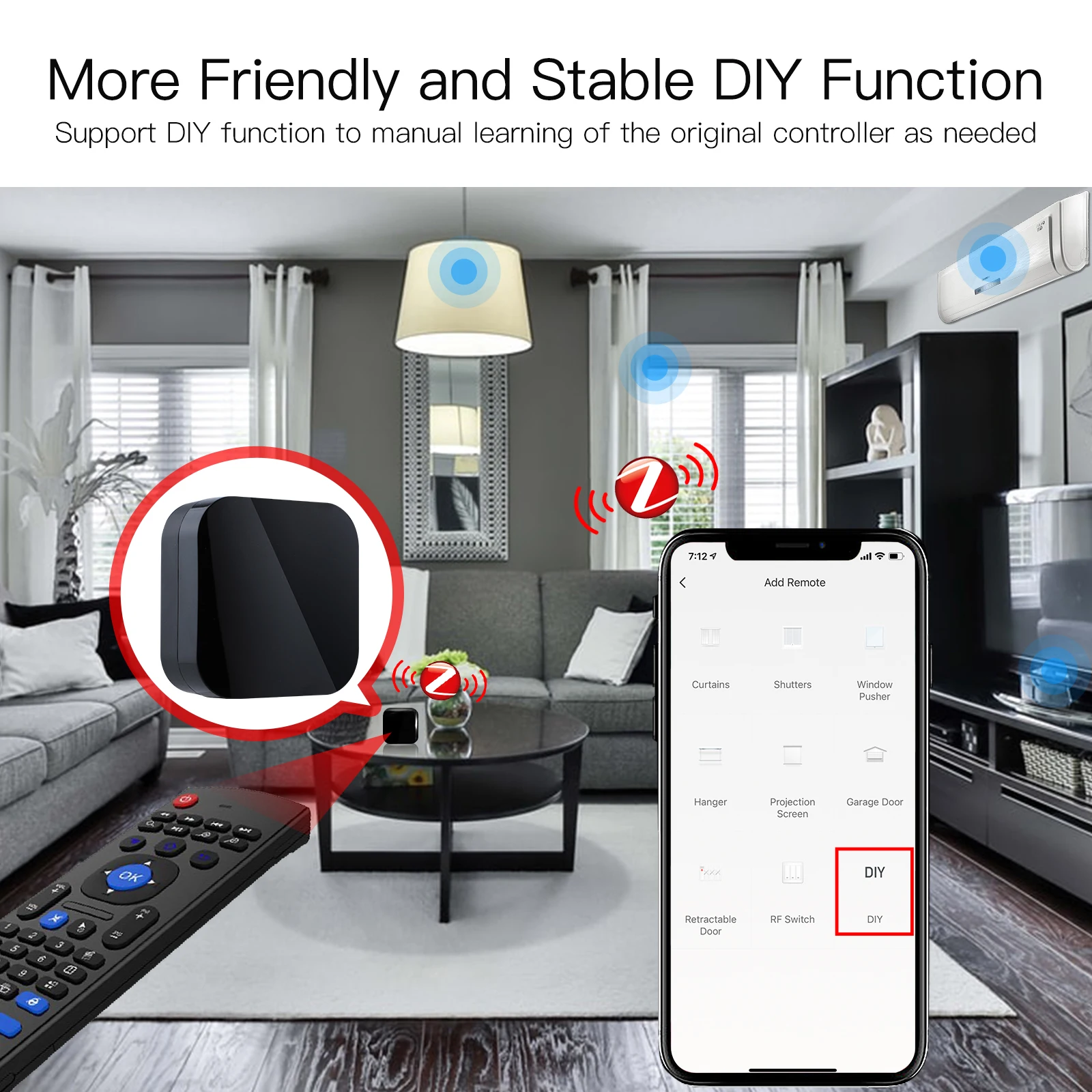 Universal ZigBee UFO-R11 IR Remote for Smart Homes