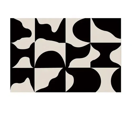thumbnail image 1 of Alfombra con estampado Retro para sala de estar, decoración del hogar, alfombra para los pies de la cama, sofá minimalista, mesa de centro, Tapis, 러그, 1 of 5