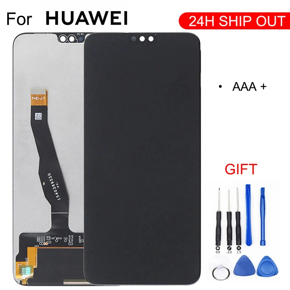 

Оригинальный дисплей Huawei IPS для Honor 8X, черный/голубой, с рамкой/без рамки