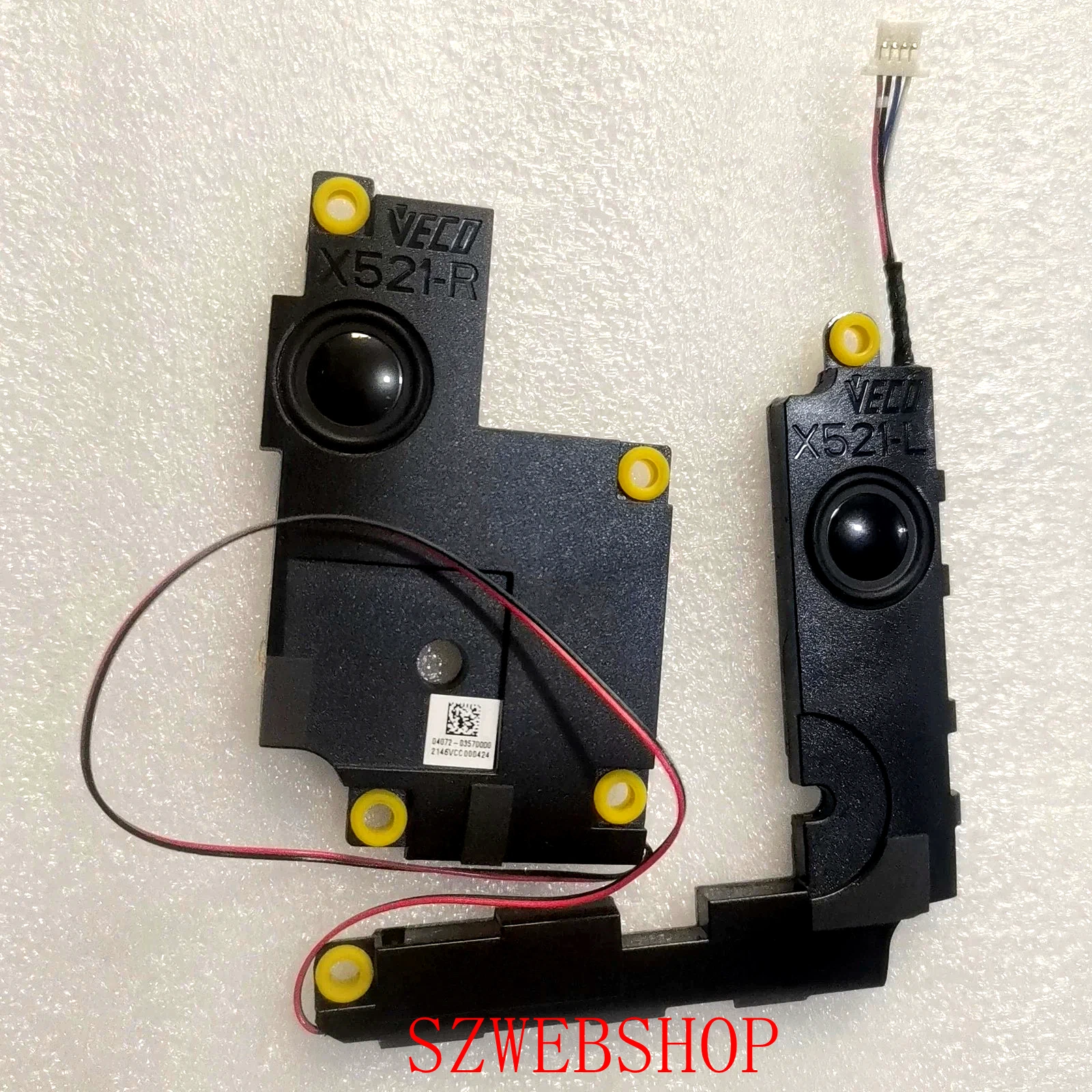 새로운 ASUS X521 X521FL 내장 노트북 스피커 R+L 04072-03570000