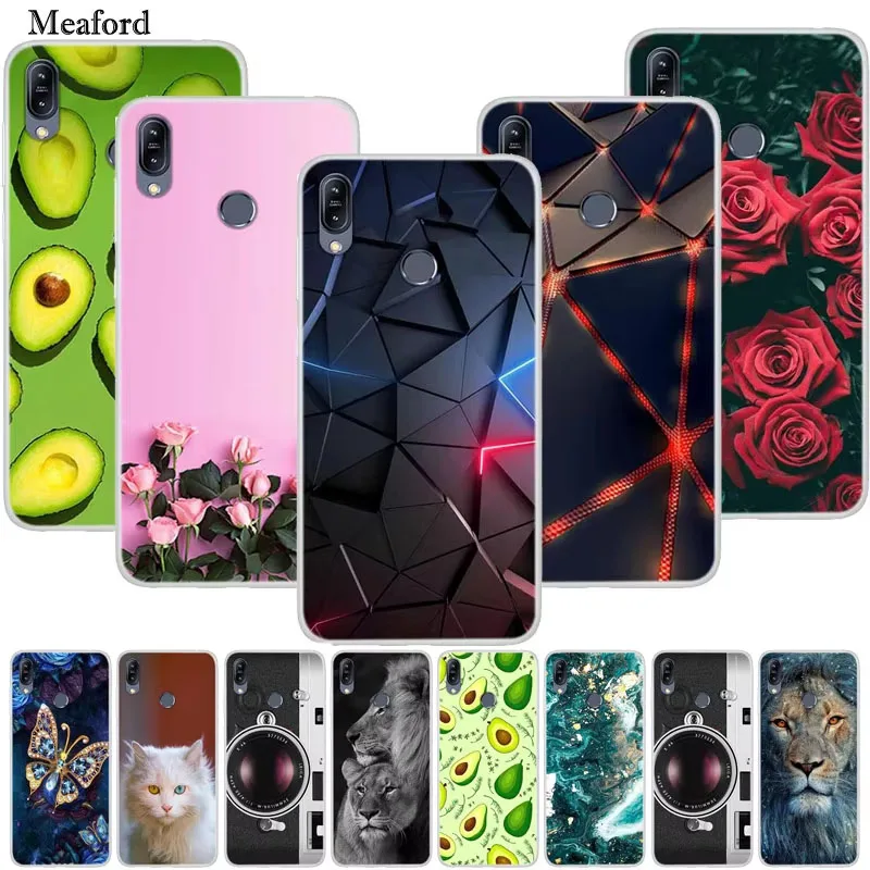Cover Gel Morbida In Silicone TPU Per ASUS Zenfone Max M2 ZB633KL, Effetto Carbonio, Antiurto E Antigraffio, Colore Nero - 2