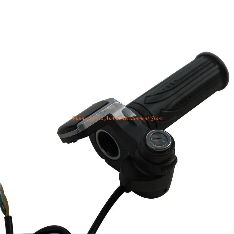 C4DE Motorbürsten-Geschwindigkeitsregler, Drosseln, Drehgriff für elektrische Fahrräder, Bürstenmotor – Detail 1