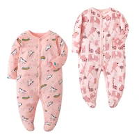 Boy Romper 100% Cotton Polka Dot Newborn Baby Girls Clothes Full Sleeve Summer Jumpsuit 0-12 months Baby Playsuit Baby Clothing 6