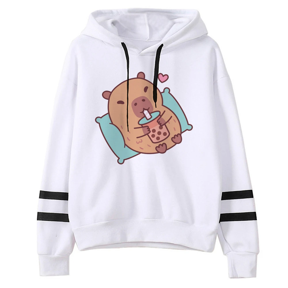 

Capybara hoodies women graphic japanese sweat y2k aesthetic sweatshirts clothes women long sleeve top Pullover