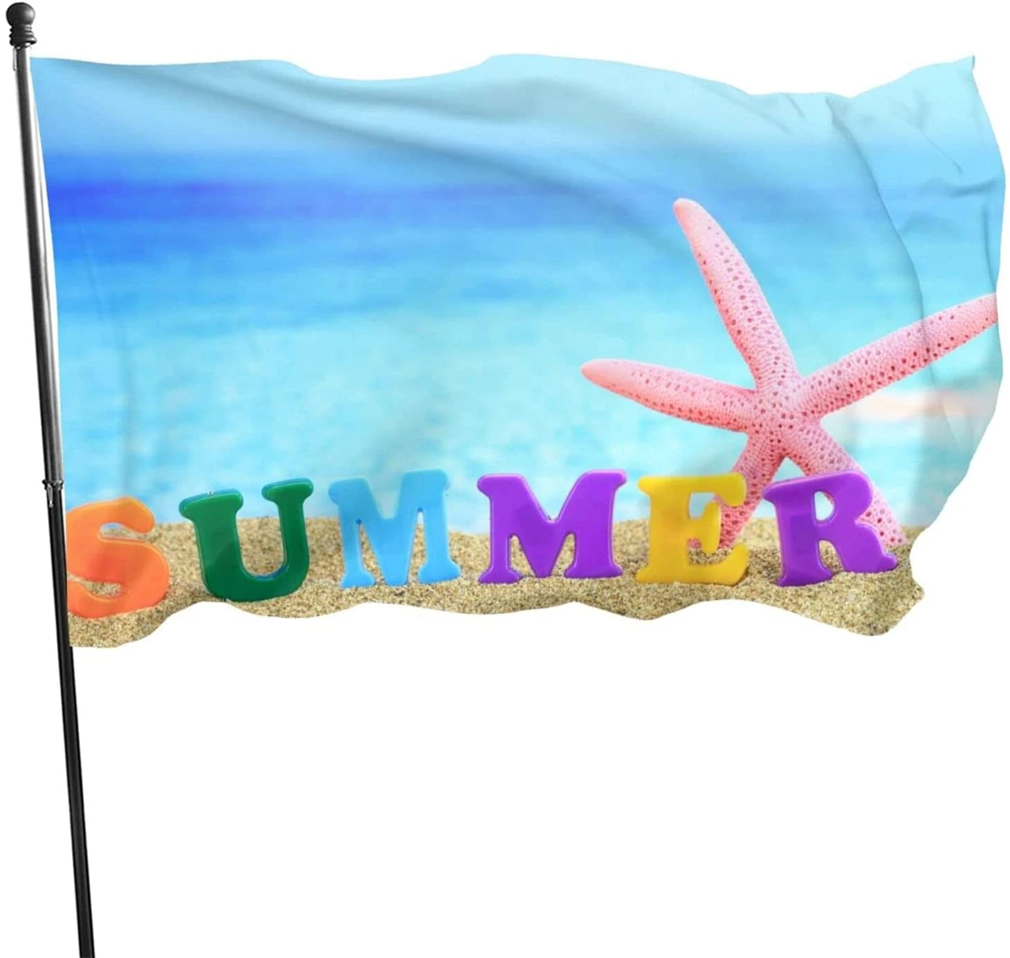 Decorative House Flag Summer Flag Beach Flag Palm Decorative