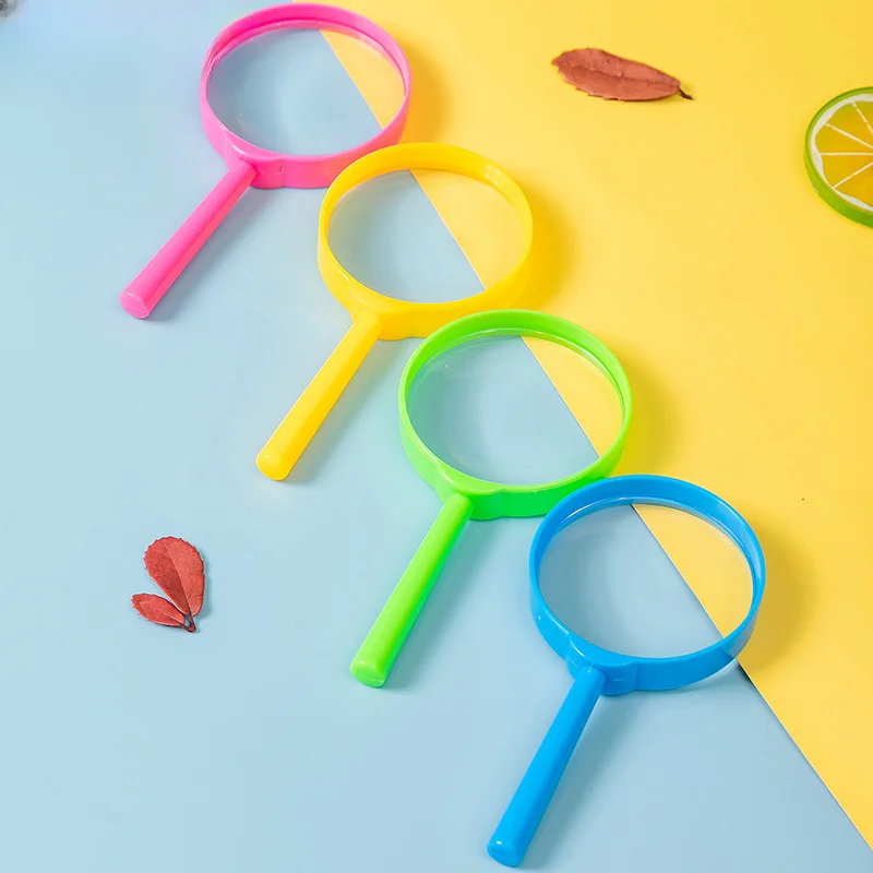 Plastic Stand Magnifier High-Grade Optical Lens Reading Multicolor For Child magnifying glass reading magnifier
