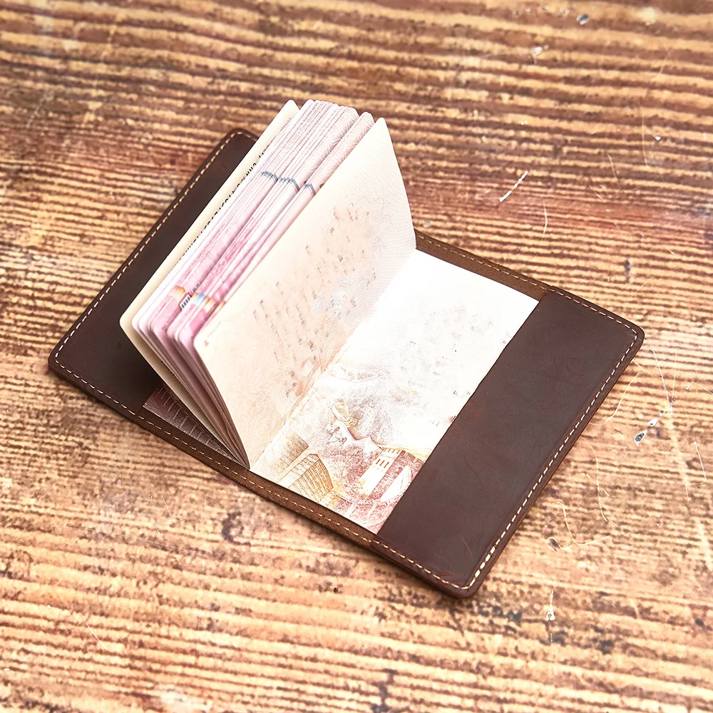 Genuine Leather Passport Holder