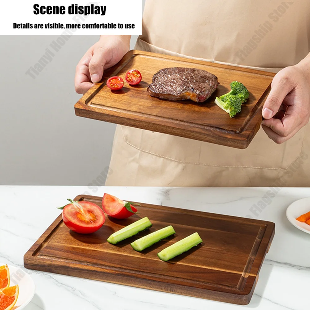 Acacia Wood Cutting Board – Thickened Large Chopping Board 4