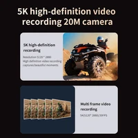 Action Camera 5K 30M Waterproof WiFi AI Voice Assistant with 128G Memory Card EIS Action Sport Cam Bicycle Helmet Motorcycles - Image 2