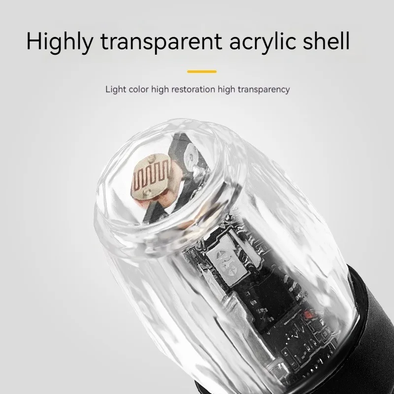 Car Motorcycle LED Lights Air Nozzle Decorative Vibration Sensor USB Charging Auto Wheel Tire Valve Cap Hub Ambient Lamp