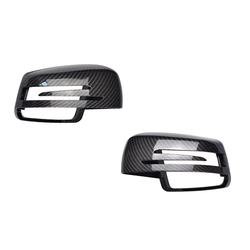 

2Pcs Replacement Rear Mirror Shell Cover Caps For Mercedes Benz