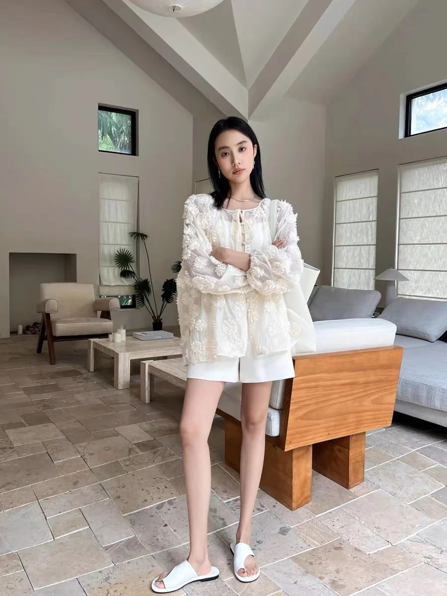 

2023 Autumn/Winter Fashion New Women's Clothing Stereo Embroider Jacket 0912