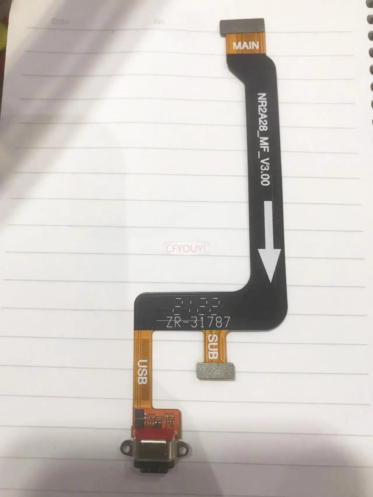 For Nokia Xr20 Usb Charging Board Dock Port Flex Cable Replacement Part