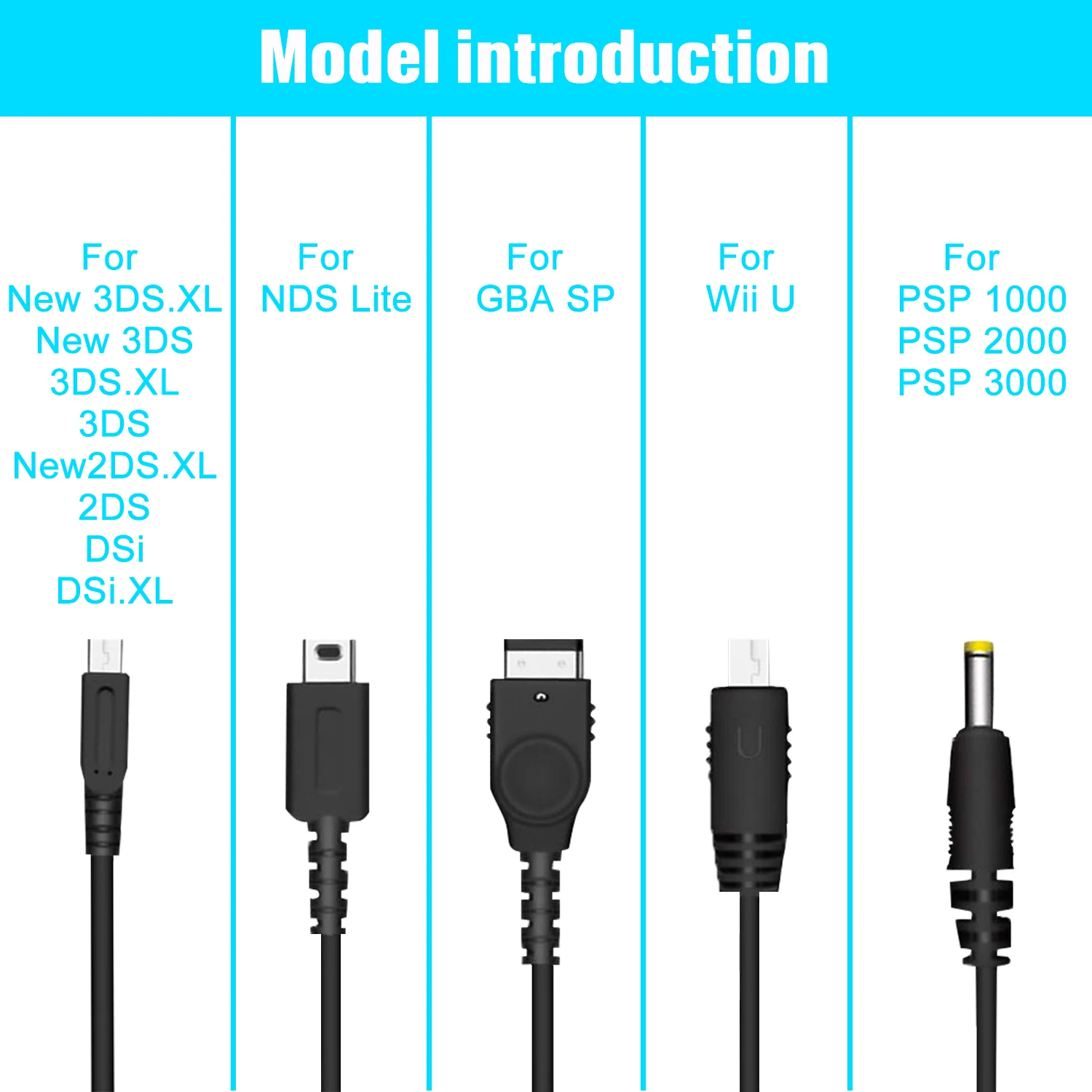 Eu Charger Ac Adapter Voor Nintendo Voor Nieuwe 3ds Xl Ll Voor Dsi Dsi Xl  2ds 3ds 3ds Xl - Cables - AliExpress