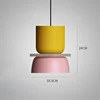 New Modern Pendant Lamp Led Nordic Hanging Suspension Bedside Living Bedroom Study Bar Dining Room Lighting Macaron Decor Lights 4