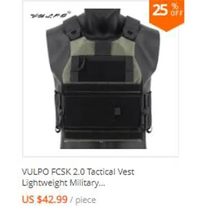 VULPO 1.5L Plate Cut Hydrogen Storage Hydration Case Water Panel Tactical Vest Kettle For Molle Plate Carrier JPC CPC AVS Vest