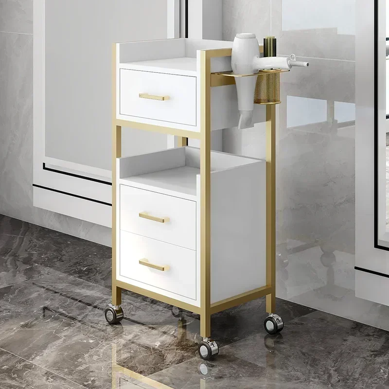 

Portable Hairdressing Trolley Rolling Storage Utility Salon Trolley Aesthetic Drawers Werkzeugwagen Salon Furniture MQ50TC