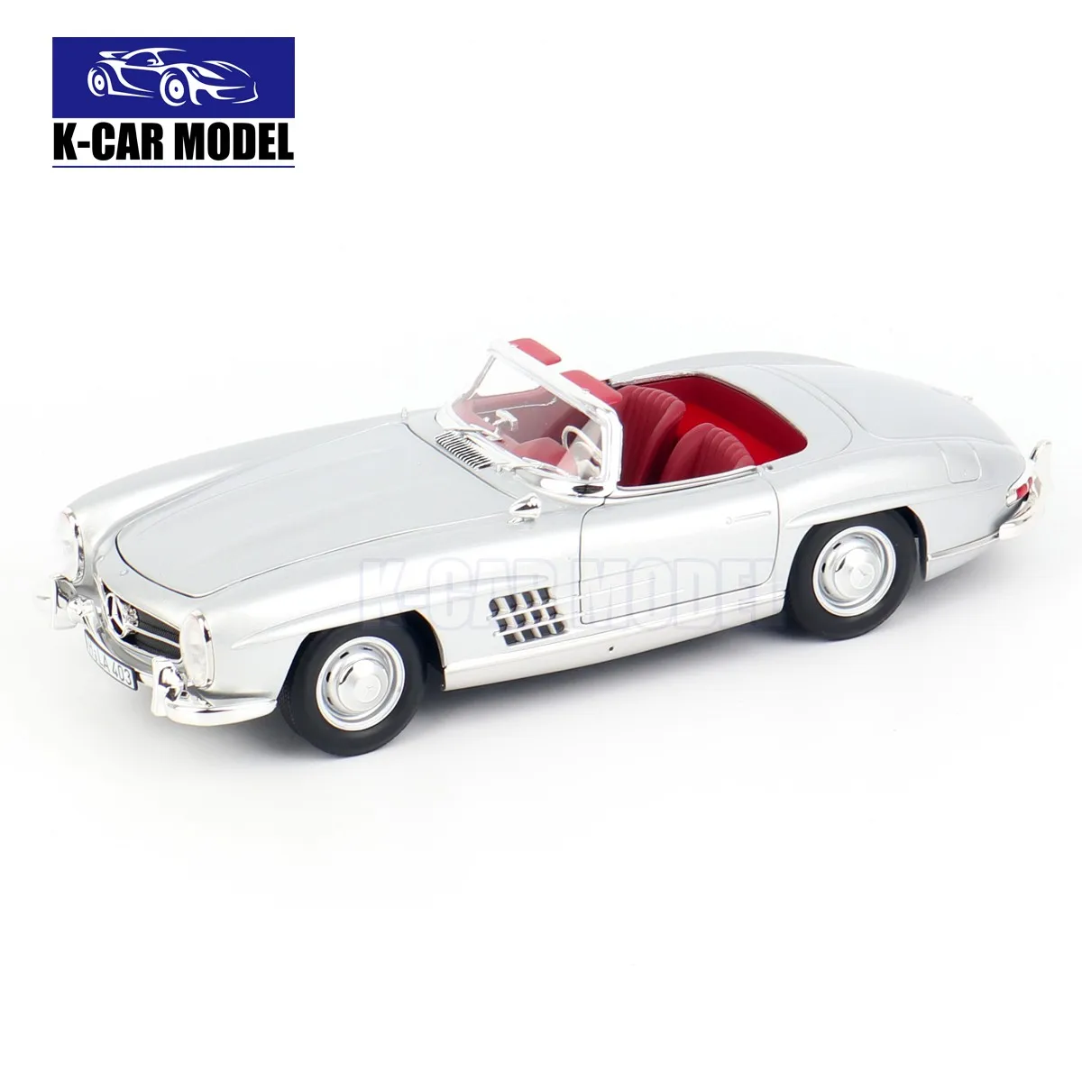 NOREV 1/18 300SL 300 SL 1957 Roadster Silver Diecast Model Toys Car Gifts For Husband Boyfriend Father