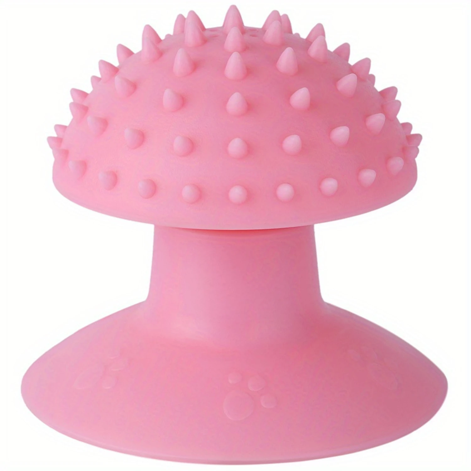 1pc Pet Cat Suction Ruffle Massager, Cat Scratching Tickle Tickle Comb, Suction Massage Brush