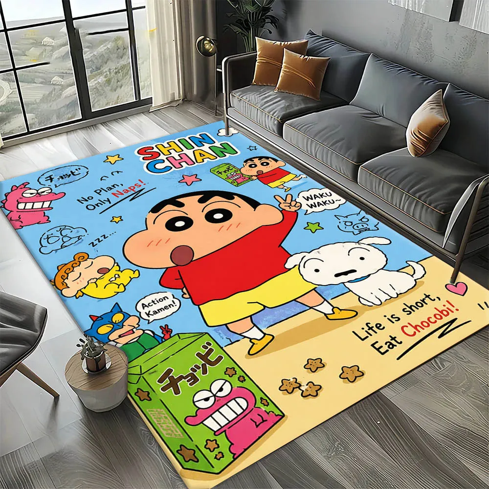 Tappeto 3D C-Crayon Shin-Chan, Cartone Animato Carino, per Arredamento Casa, Cucina, Regalo per Bambini, Tappetino Antiscivolo - immagine 4