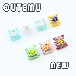 Outemu Switch Mechanical Keyboard Switches 3Pin Linear Tactile Silent Clicky Similar Holy Panda Switch Lube RGB Gaming MX Switch