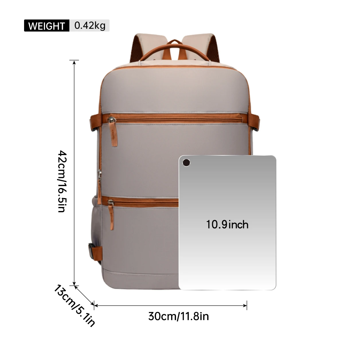 Travel Backpack for Men 2025 New Model Lightweight High-Capacity Luggage Bag for Travel, Business Trips, Laptop, School, Boarding, High School Students