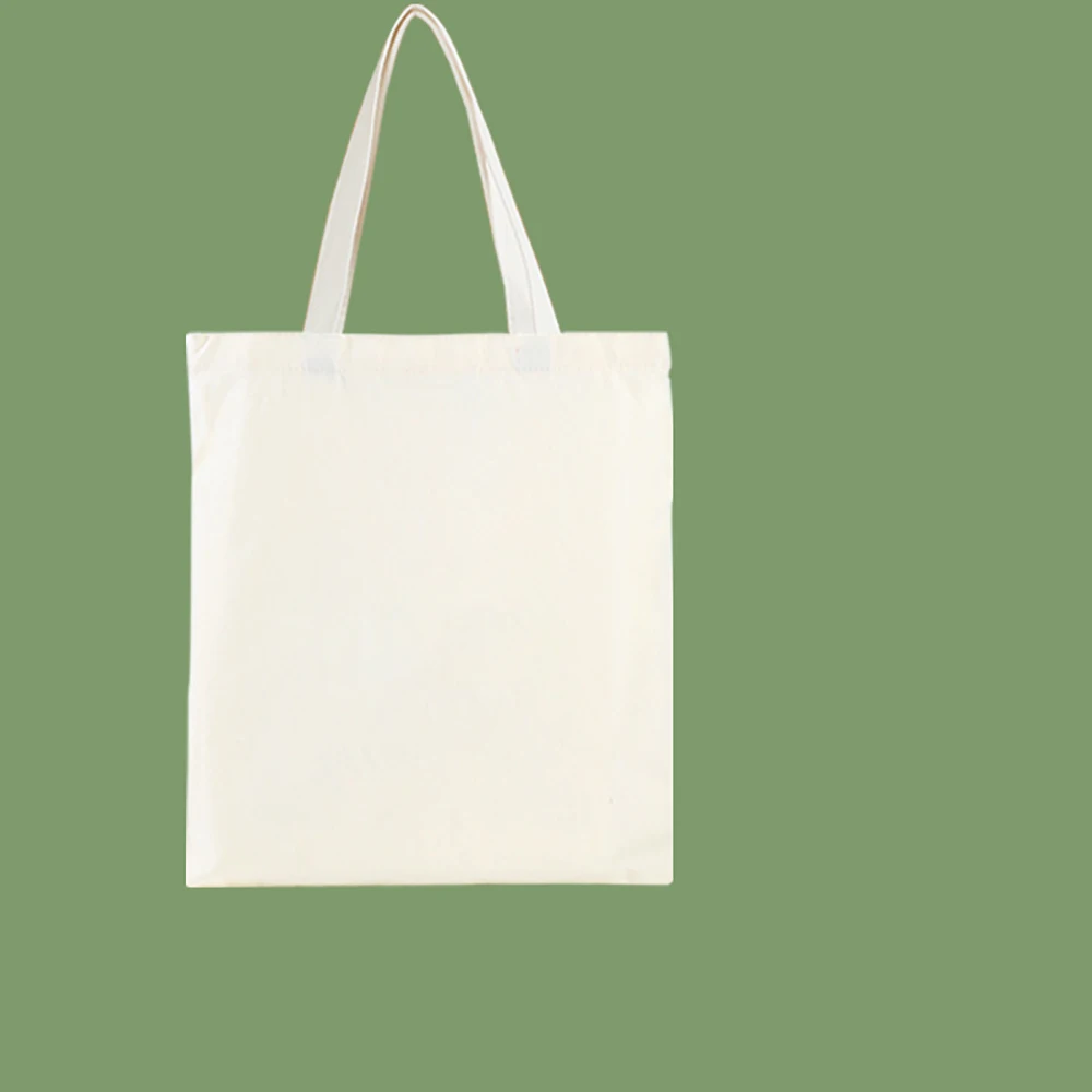 Canvas Tote Bags 6-Pack Sustainable Reusable Grocery Large Capacity for DIY Gift Ideas and Heat Transfer Designs