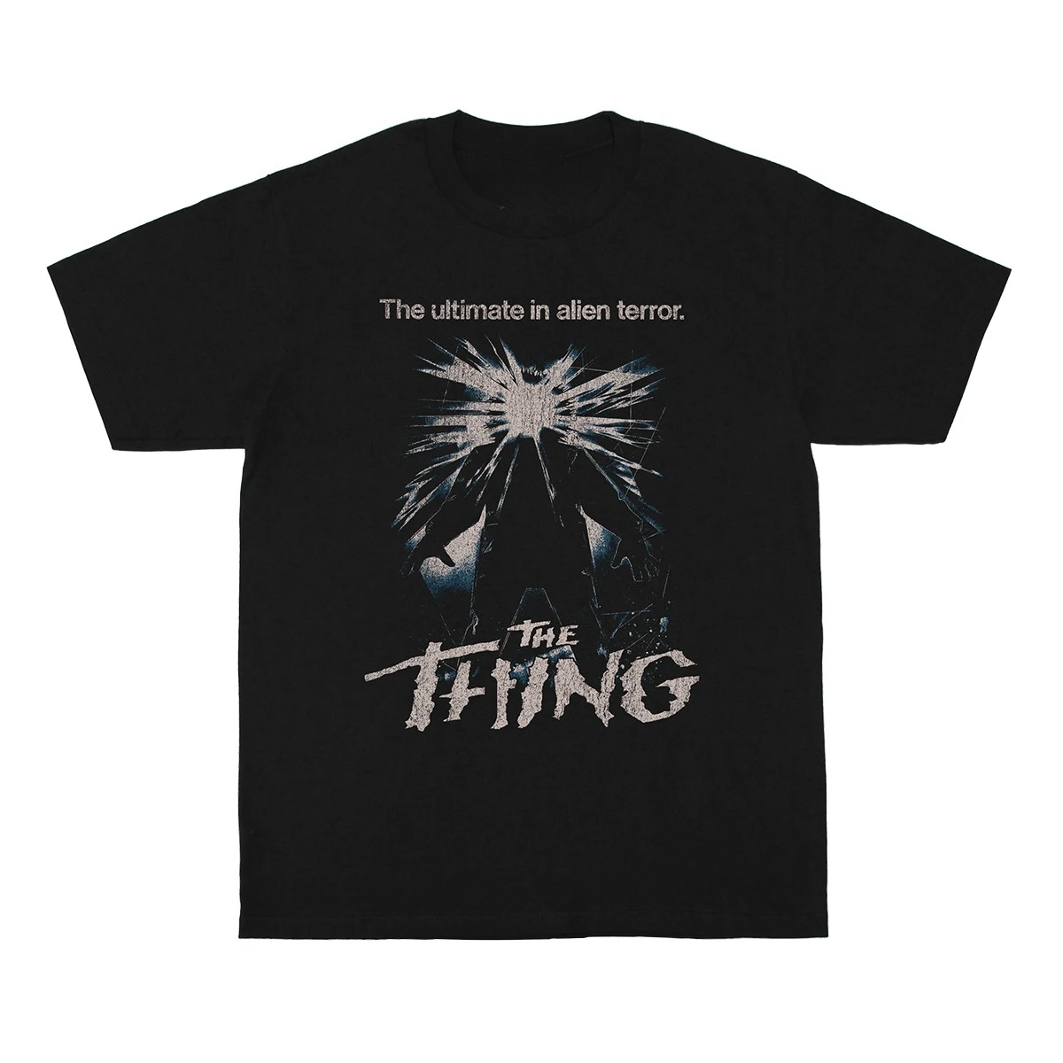 Summer The Thing T-Shirt John Carpenter 80S Horror Si-Fi Cult Movie They Live Halloween Dark Prince Men's Cotton Printed Shirt